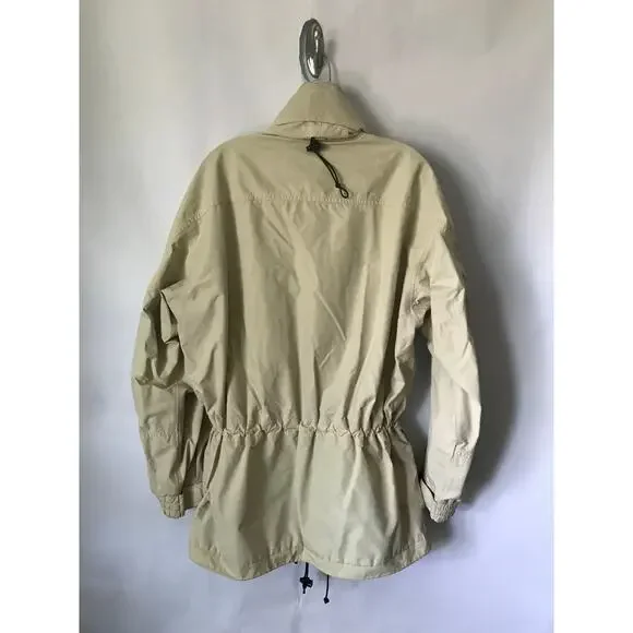 Orvis Jacket Medium Mens Gore Tex Tan Fishing Outdoors Hood Gorpcore Pockets Med
